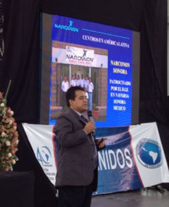 Sr. Jose de Carpio exponiendo del programa Narconon Primer Paso